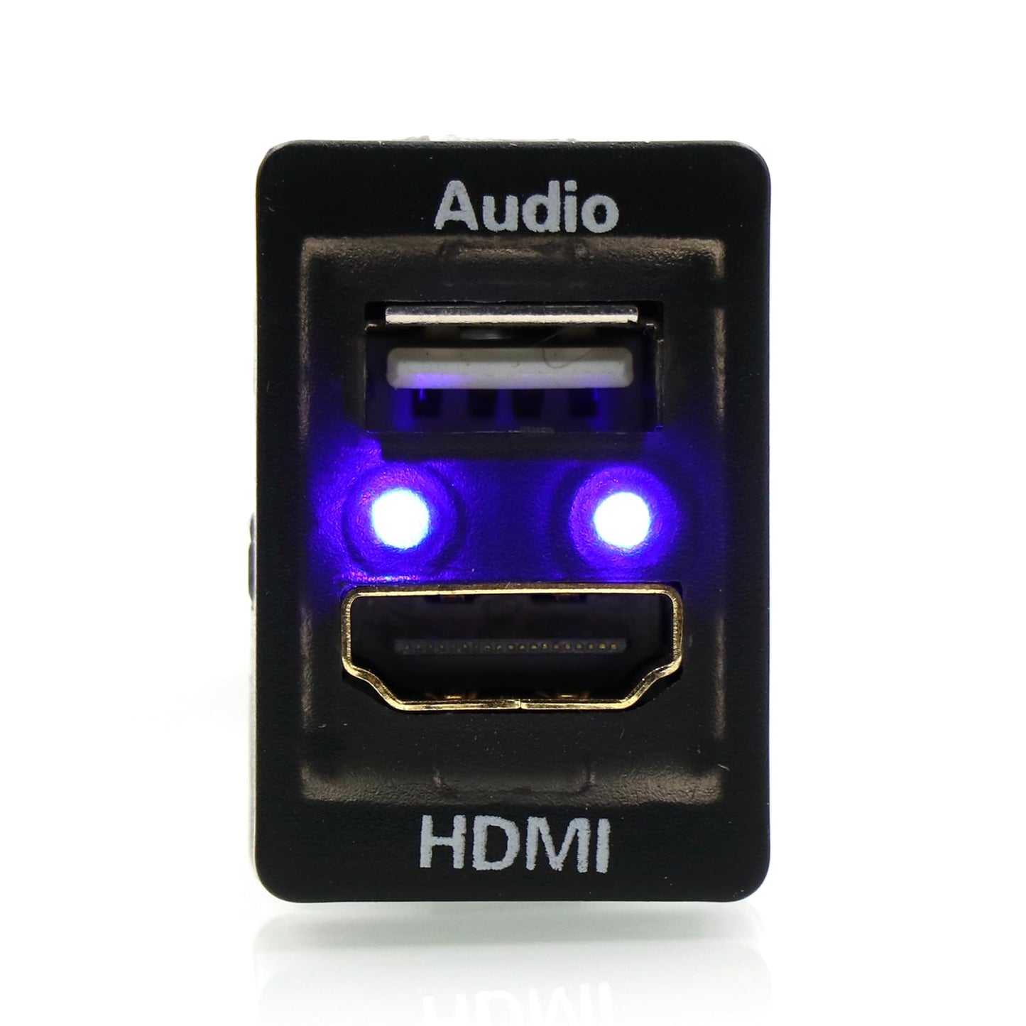 Timloon HDMI Socket Mount Cable +USB Audio Input Audio Relay Use for Toyota?Type A?