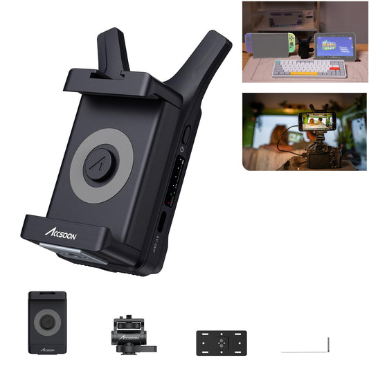 ACCSOON CineView Nano Wireless Video Transmitter 1080p 60fps ?0.06s Latency 500ft Range up to 4 Devices Monitoring
