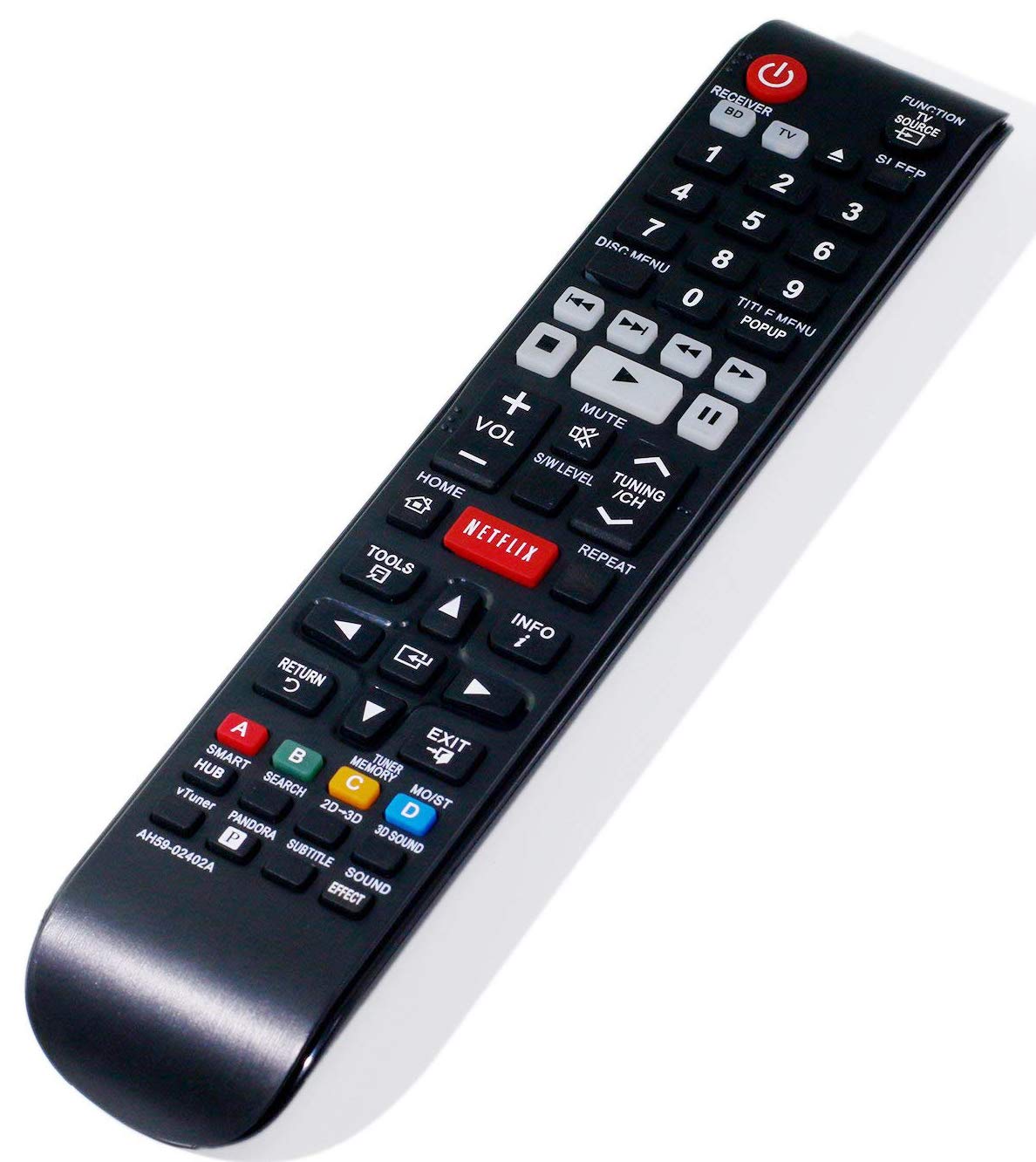 ALLIMITY AH59-02402A AH5902402A Replaced Remote Control Fit for Samsung BLU RAY Home Theater HT-E4500 HT-E5400 HT-E5500W HT-E6500W HT-EM45 HT-EM45C