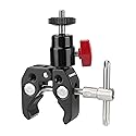 CAMVATE Super Clamp Articulated Mini Ball Head with 1/4"-20 Thread Hole - 1414