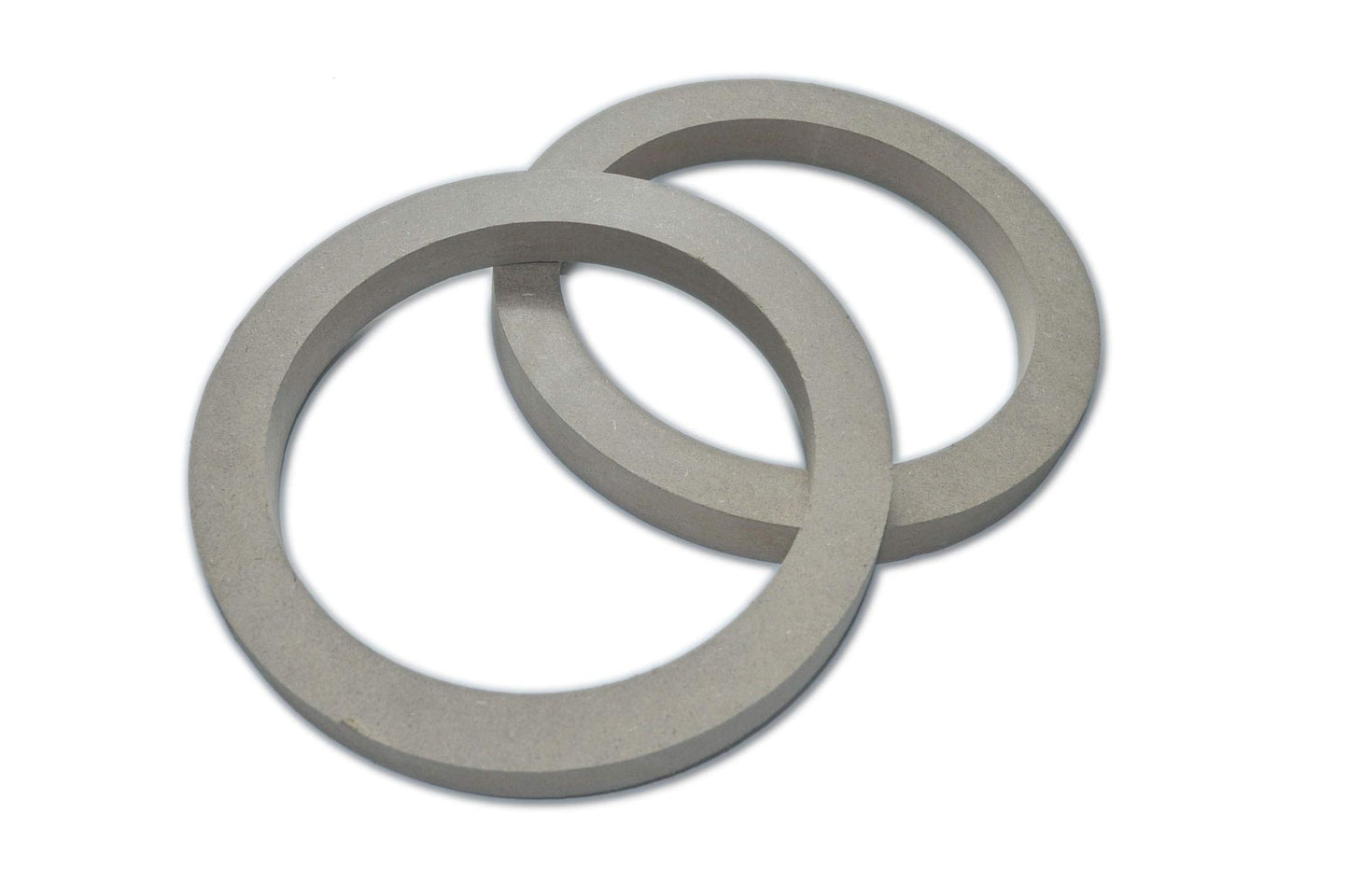 1 Pair Wood MDF Speaker Spacer Rings 5.25" Fiberglass Door Kick Pods 5 1/4 Inch