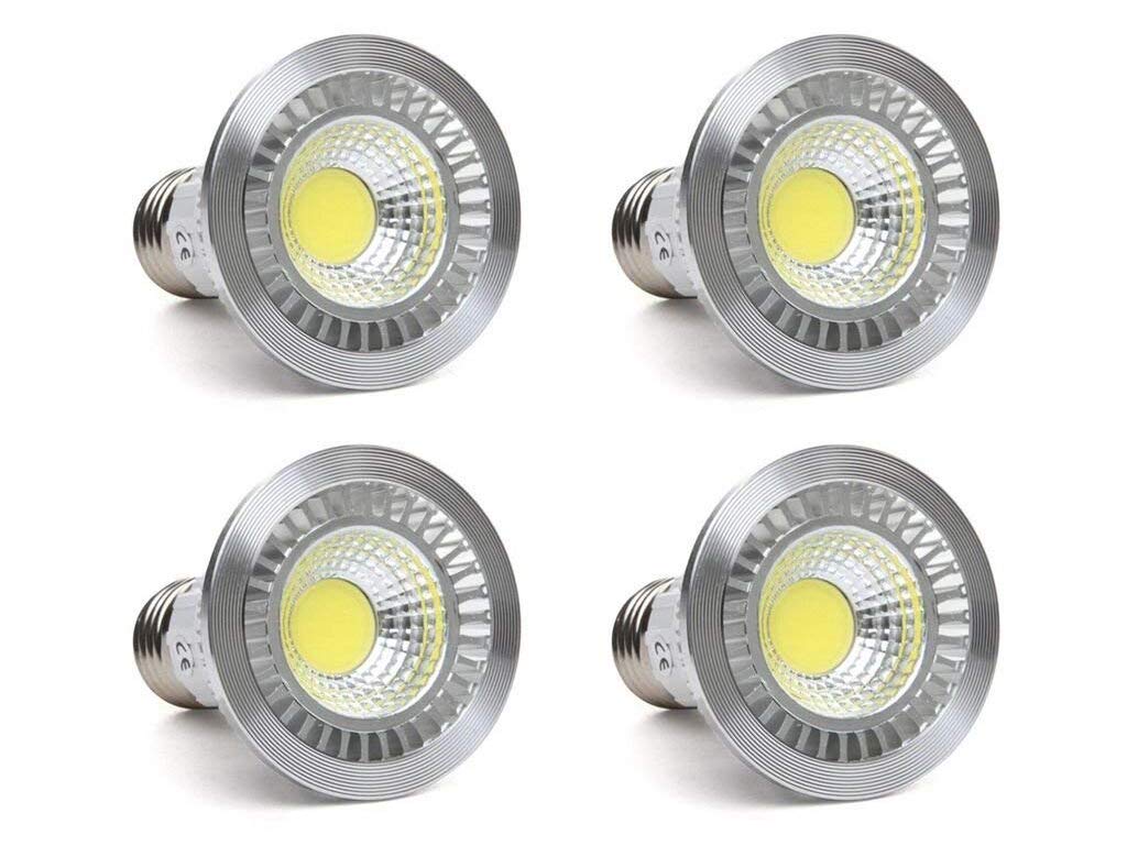 CTKcom 5 watt HR16 LED COB Spotlight Bulb(4 Pack)- LED Spotlight Bulb Downlight Lamp Flood 60 Degree,6000K Daylight White,50W Halogen Bulb Equivalent