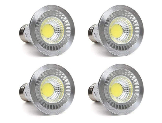 CTKcom 5 watt HR16 LED COB Spotlight Bulb(4 Pack)- LED Spotlight Bulb Downlight Lamp Flood 60 Degree,6000K Daylight White,50W Halogen Bulb Equivalent