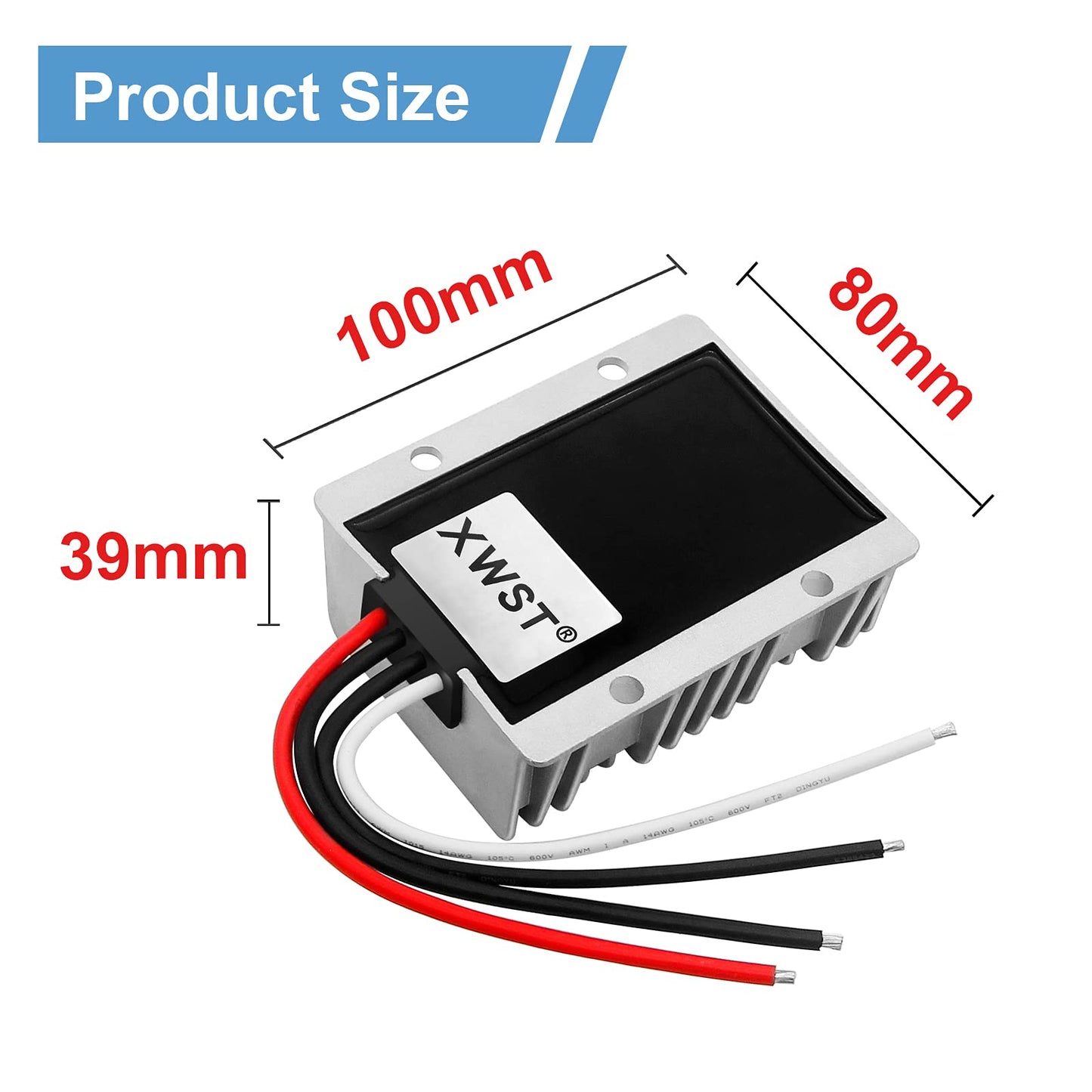 DC DC Stabilizer 9V-36V to 24V Boost Buck Converter Power Supply 15A 360W Waterproof Voltage Regulator Auto Step Up Down 24V Volt Transformer Module