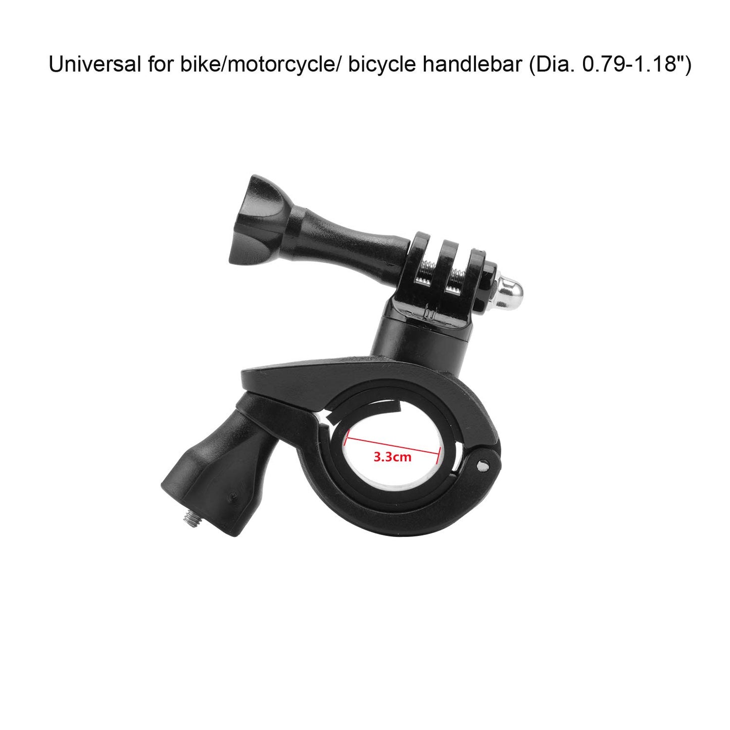 NCElec Motorcycle Bike Handlebar Mount Compatible with GoPro Hero4,3+,3,2