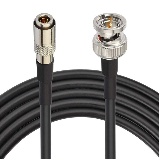 Superbat HD SDI BNC to DIN Cable, DIN 1.0/2.3 to BNC Male Cable (Belden 1855A) - 5ft - for Blackmagic BMCC/BMPCC Video Assist 4K Transmissions