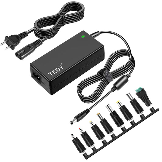 TKDY 24V 2.5A Power Supply 60W AC Adapter AC 100-240V to DC 24 Volt 2.5 Amp Converter, fit for 24Vdc LED Light Strip, Speaker, Soundbar, Printer…