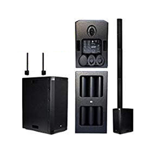 EMB 10BT PK1 1500W Tower Bluetooth All-in-One Linear Array PA Portable Linkable Speaker - Perfect for Home/Karaoke/Birthday/DJ…