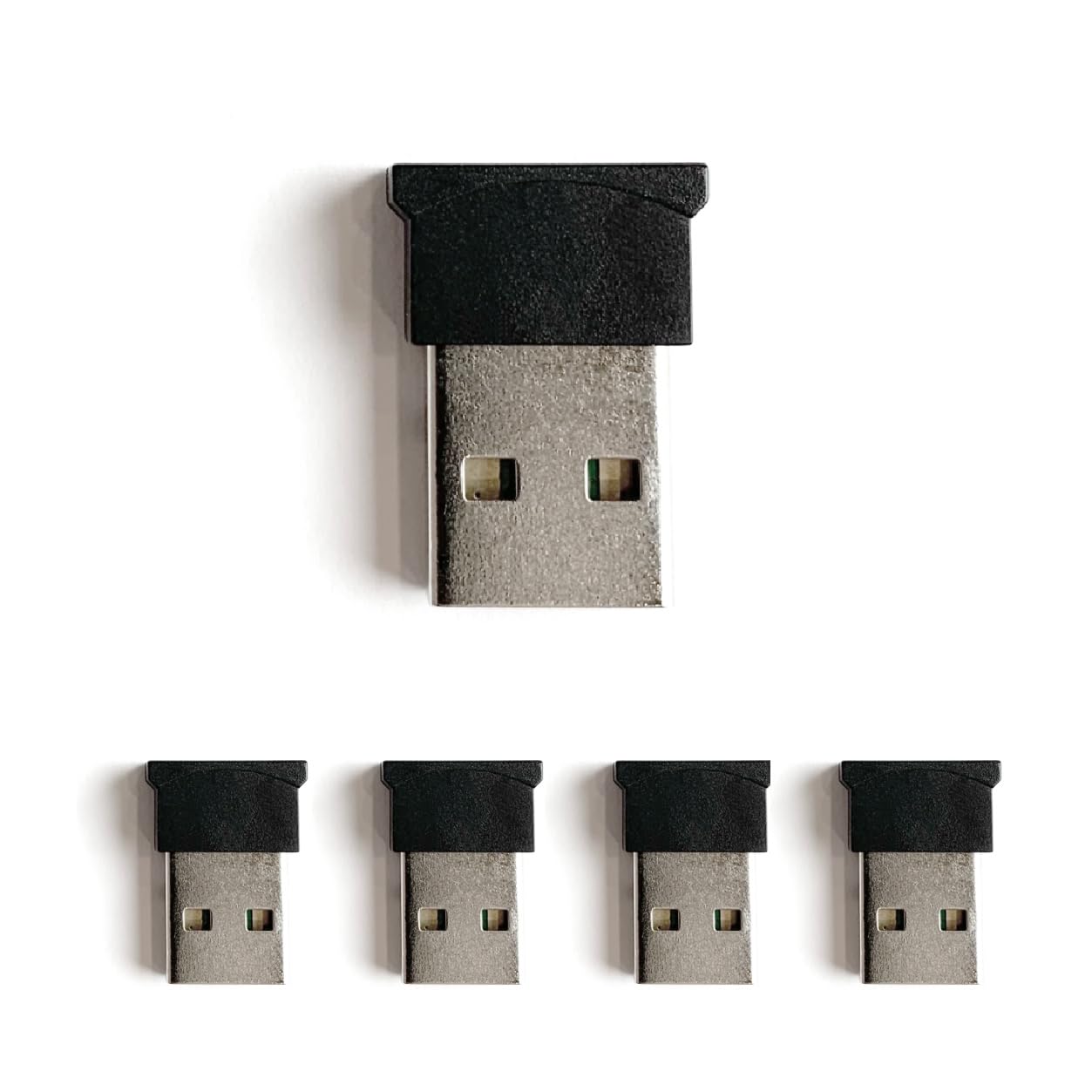Blue Charm Beacons - Bluetooth BLE iBeacon (BC-U1-USB MultiBeacon) - USB Powered - Long Range BLE 5.0 (Five Pack)