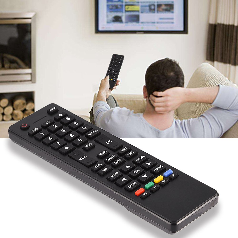 Universal Remote Control Fit for HTR-A18M TV, Remote Control Replacement for Smart TV HTR-A18M 55D3550 40D3500M 48D3500