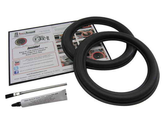 JL Audio 10 Inch Foam Speaker Repair Kit, 10W6v2-D4, FSK-10JLv2 (Pair)
