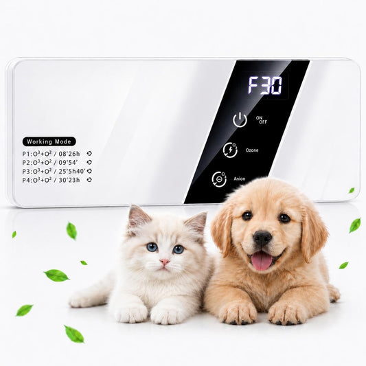 ProGuard® Ozone Odor Eliminator for Strong Odor 99% Cat Litter Deodorizer Poof Odor Eliminator for Dogs, Negative Ion Air Purifier for Pets,Smoking