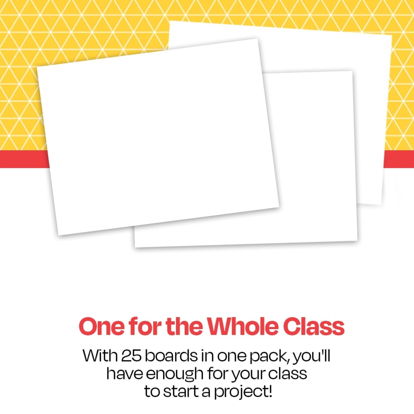 School Smart Railroad Poster Board Paper, 22 x 28 Inches, 4-Ply, White, Pack of 25