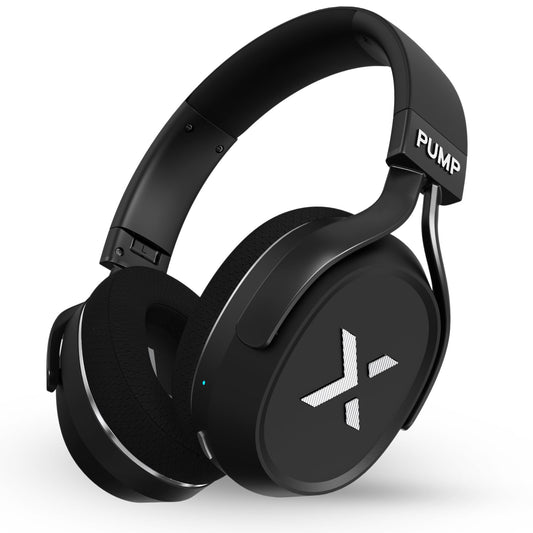 BlueAnt Pump X Wireless Over-Ear Headphones, Bluetooth, Powerful Bass, Active Noise Cancelling & Transparency Mode, Interchangeable Ear Cups, All-Day…