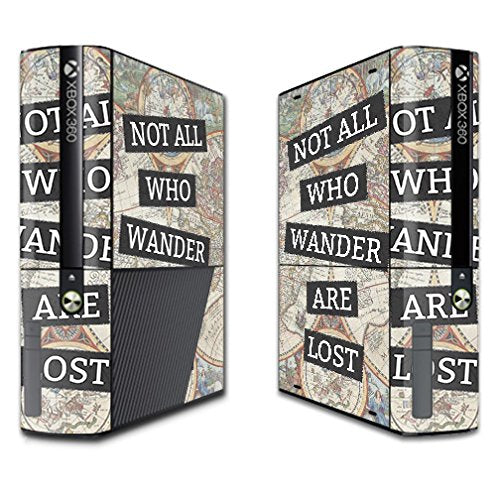 MightySkins Skin Compatible with Microsoft Xbox 360E (3rd Gen) - Who Wander | Protective, Durable, and Unique Vinyl Decal wrap Cover | Easy to Apply