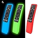 Samsung 3 Pack Silicone Protective Case for Smart TV Remote Control BN59 Series - Anti-Lost Shockproof Glowing Cover Skin Sleeve Protector for 4K