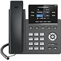 Grandstream GRP2612P IP Phone | 4 Lines, 4 SIP Accounts | 2.4-Inch Color Display | Dual-Port 10/100 Ethernet with Integrated PoE | Power Adapter Not
