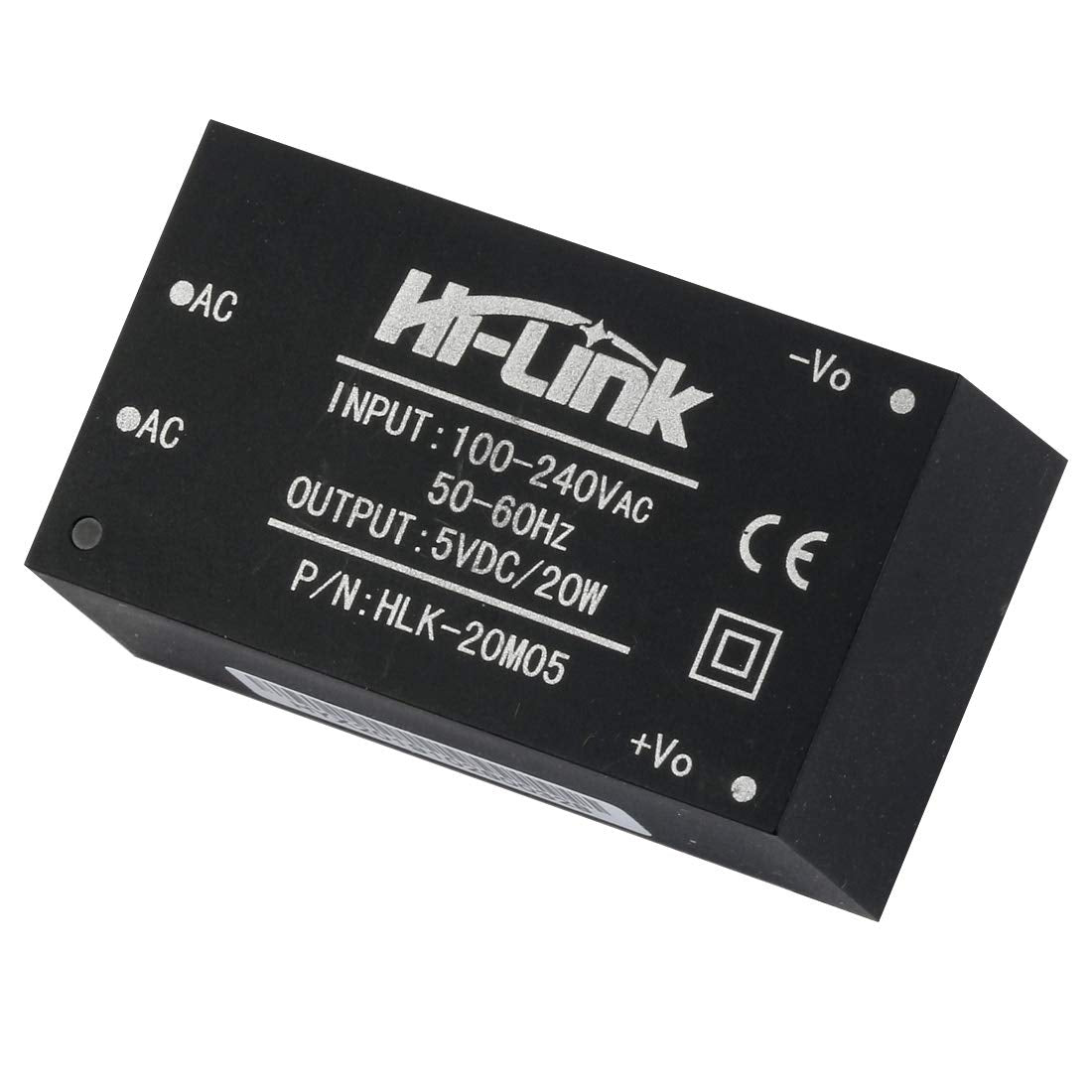 Hi-Link HLK-20M05 AC-DC 220V to 5V 20W Step-Down Power Supply Module Intelligent Household Switch Power Supply Module (2 PCS)
