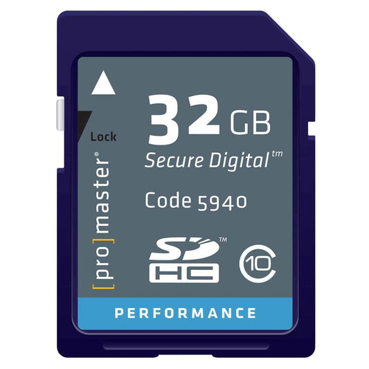 Promaster - 32GB - SDHC High Speed Secure Digital Memory Card - Class 10