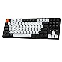 Keychron C1 Wired Mechanical Keyboard TKL, RGB Backlit with Double-Shot ABS Keycaps, 87 Keys Hot-Swappable Pre-lubed Tactile Switch Compatible