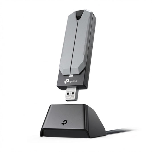TP-Link BE6200 Tri-Band Wi-Fi 7 Wireless USB 3.0 Adapter Archer TBE401UH | WiFi Adapter for Desktop PC | Supports Windows 11,10 | 2 x High Gain
