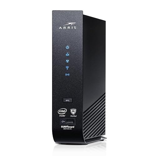 ARRIS SURFboard (32x8) DOCSIS 3.0 Cable Modem Plus AC1750 Dual Band Wi-Fi Router, Certified for Comcast Xfinity, Spectrum, Cox & more (SBG7580AC
