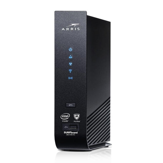 ARRIS SURFboard (32x8) DOCSIS 3.0 Cable Modem Plus AC1750 Dual Band Wi-Fi Router, Certified for Comcast Xfinity, Spectrum, Cox & more (SBG7580AC