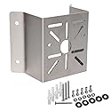 WiTi Universal Corner Mount for Security Camera, Stainless Steel Mounting Corner Bracket for Wall Mount Corner, Suitable for CCTV Cameras LED