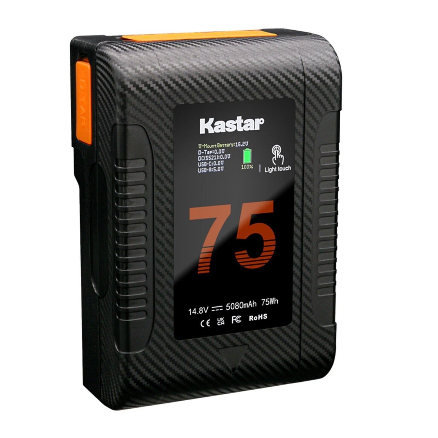 Kastar BP-Z75W Compact V-Mount Battery Compatible with DSR-70 DSR-70A DSR-70AP BC-L100CE BKW-L601/2 BVP-5 BVP-50 BVP-550W BVP-7 BVP-70 BVP-90 BVP-BVV5