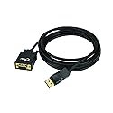 SIIG CB-DP0W11-S1 10-Feet Gold Plated Display Port to VGA Converter Cable Male to Male