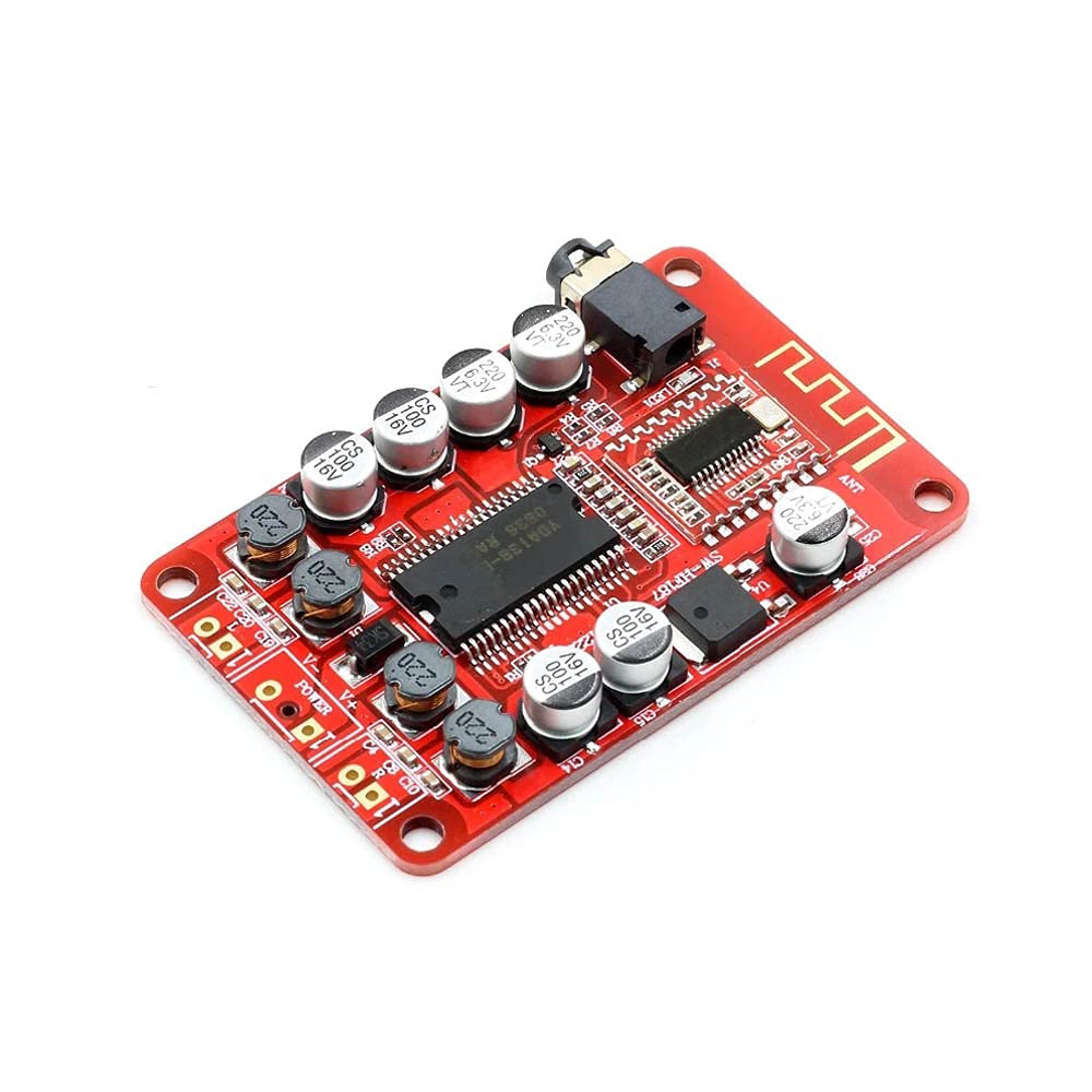 Rakstore YDA138 DC 12V 2A Bluetooth Digital Audio Amplifier Module Board Class D 2 * 15W Stereo 2 Channel Power Amplifiers