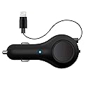 Cellet Retractable Car Charger with Lighting Cable Compatible to Lightning with Apple iPhone 14 Pro Max Plus 13 12 SE11 Xr Xs X iPad Pro Air Mini…