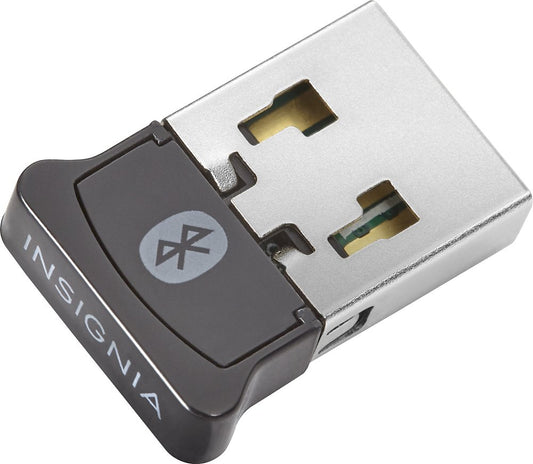 Insignia - Bluetooth 4.0 USB Adapter - Black