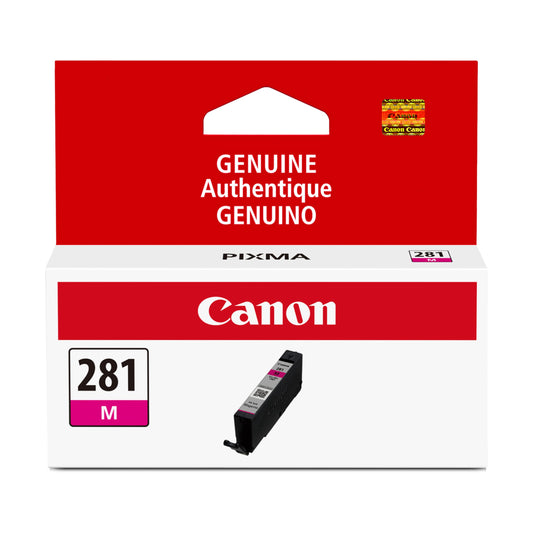 Canon CLI-281 Genuine Magenta Ink Tank, Compatible with TR8520, TS9120,TS8120, TS6120, TS9521C/a, TS9520/a, TS8220, TS6220, TS8320, TS6320,