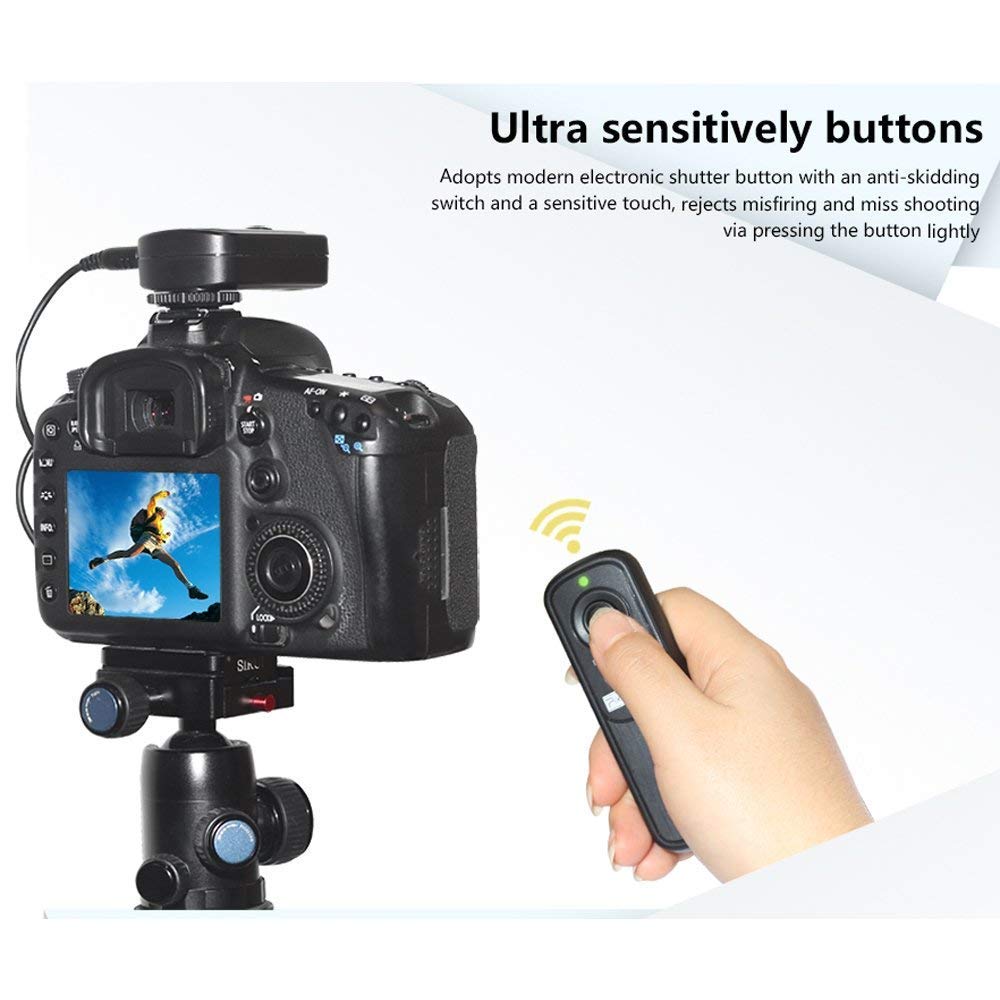 Pixel Oppilas 2.4g Digital Wireless Remote Shutter Switch N3 for Canon EOS 7D,6D, 5D, 1Dseries, D30, D60, 10D, 20D, 30D, 40D, 50D Cameras, Replaces