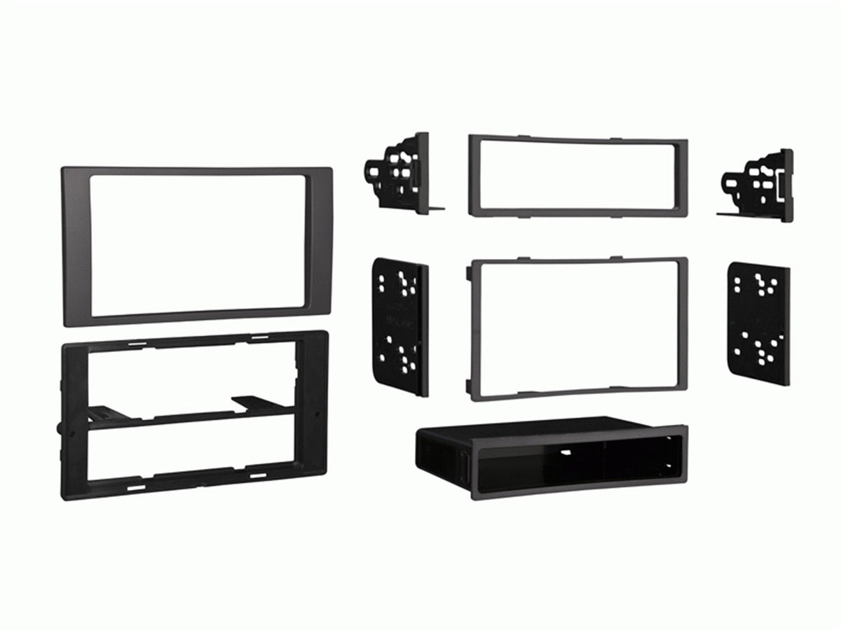 Metra 99-5824CH Single/Double DIN Dash Installation Kit for 2010-Up Ford Transit Vehicles, Charcoal