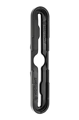 Mic+Tight The Police Mic Clip Tactical Portable Radio Mic Clip for Uniforms or Bullet-Proof Vest Carriers | Black