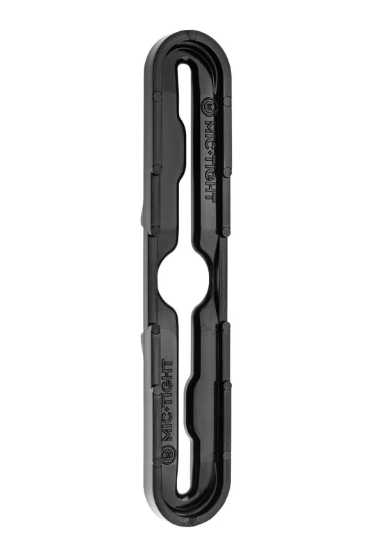 Mic+Tight The Police Mic Clip Tactical Portable Radio Mic Clip for Uniforms or Bullet-Proof Vest Carriers | Black