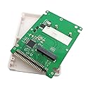 chenyang mSATA Mini SATA SSD to IDE 44Pin 2.5 inch Hard Disk Case Enclosure Box White for Laptop