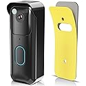 No-Drill Adhesive Doorbell Mount Compatible with Blink Doorbell (2nd Gen), Door Mounting Holder Bracket Accessories, Not Block Motion Sensor