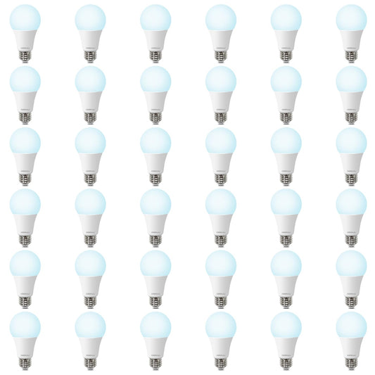 DEGNJU 36 Pack A19 LED Bulbs 100W Equivalent, 13W Daylight 5000K LED Light Bulbs, E26 Medium Base, Non-Dimmable, 1500 Lumens, Ideal for Bedroom Living