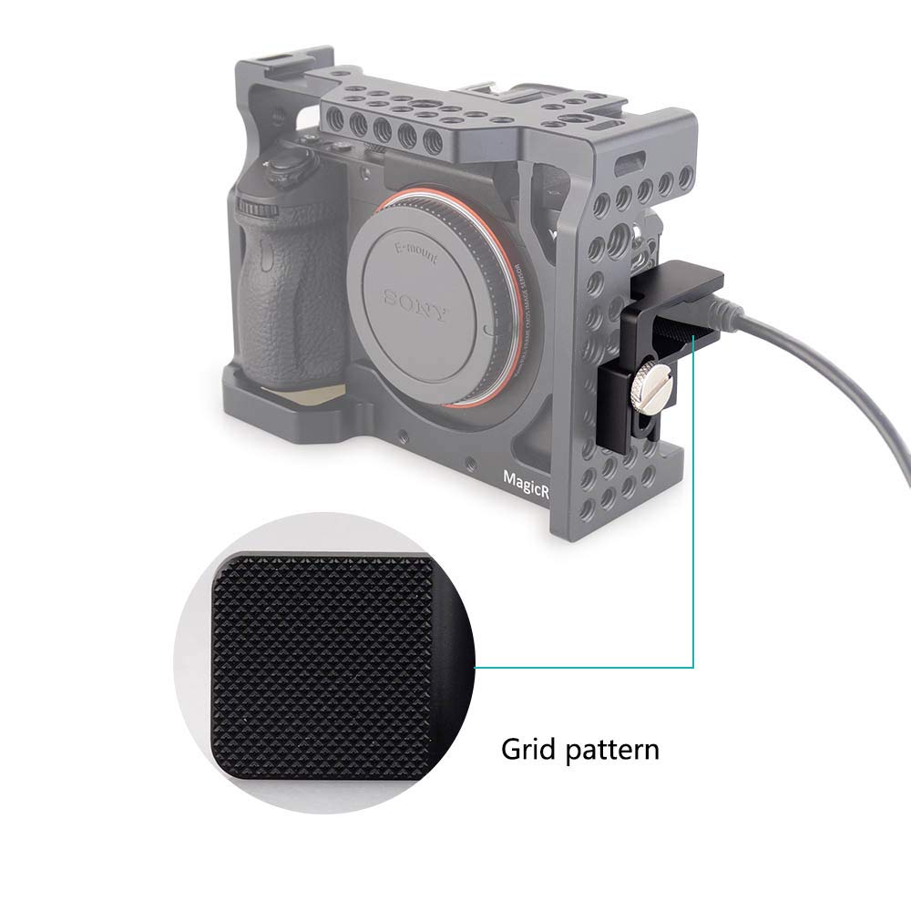 MAGICRIG HDMI Cable Clamp Lock for Sony A7RIII A7RII A7SII A7SIII A7MII A7III A7II Cage (New Version)