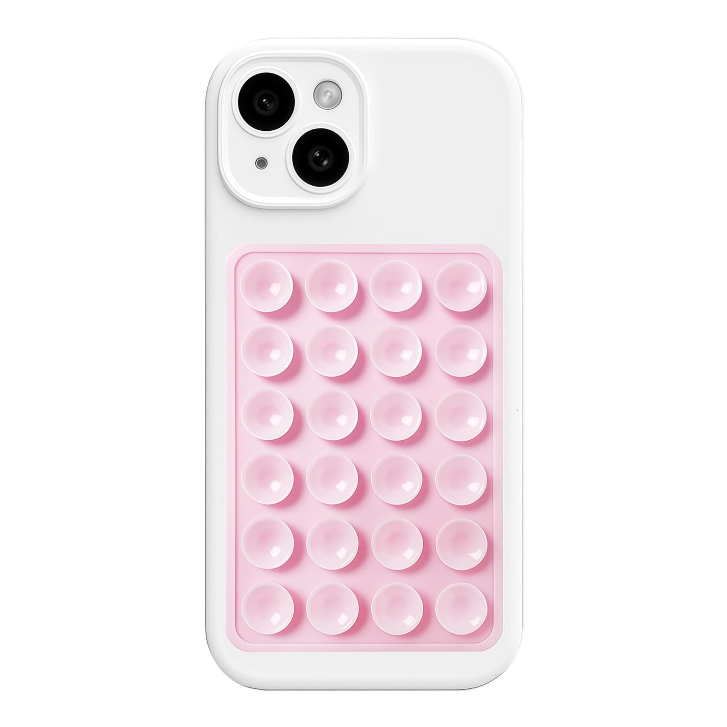 AZXYI Anteel Silicone Suction Phone Case Mount, Silicon Adhesive Suction Cup Phone Mount, Non Slip Sticky Phone Grip for Cellphone, Strong Grip Holder