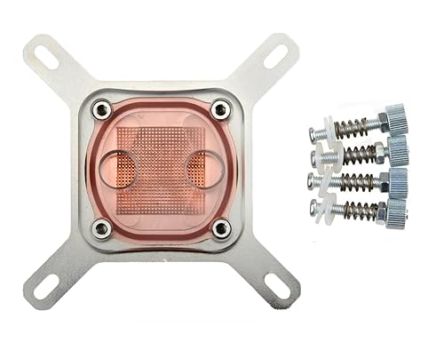 BXQINLENX Professional Special CPU Water Cooling Block for Intel Water Cool System Computer Clear (Transparent)