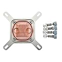 BXQINLENX Professional Special CPU Water Cooling Block for Intel Water Cool System Computer Clear (Transparent)