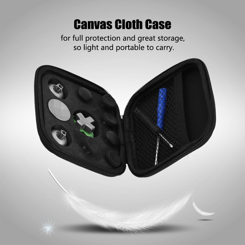 Controller Accessories Kit for One, 12 in 1 Replacement Parts, Lever Buttons