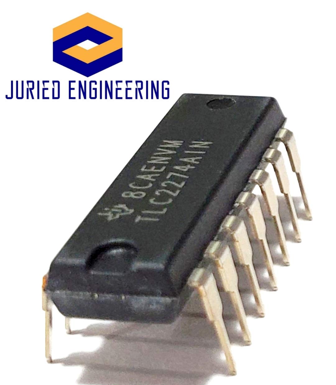 Juried Engineering TLC2274AIN TLC2274A TLC2274 Advanced LinCMOS™ Rail-to-Rail Quad Precision Operational Amplifier Op Amp Breadboard-Friendly IC
