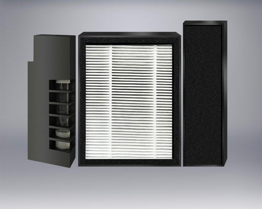 Airgle AG25 Filter Set - Advanced Air Purification with cHEPA/Carbon Filter and Titanium Pro Module for AG25 Personal Air Purifier