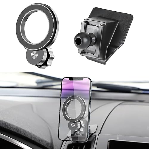 JIEZMO Car Magnetic Phone Mount for Ford Edge 2015 2016 2017 2018 2019 2020 2021 2022 2023 2024 Auto Interior Accessories Best Cellphone Holder Mobile