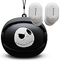 iJoy The Nightmare Before Christmas Wireless Earbuds W/Charging Case | Rotating Earbud Case Features 3 Jack Skellington Designs | Jack Skellington…